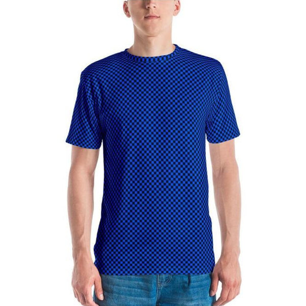 Micro Checkered Men's T-shirt - Objet D'Art
