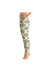 Rhinestone Print Yoga Leggings - Objet D'Art