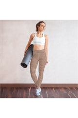 Plaid Yoga Leggings - Objet D'Art