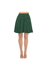 Christmas Green Skater Skirt - Objet D'Art