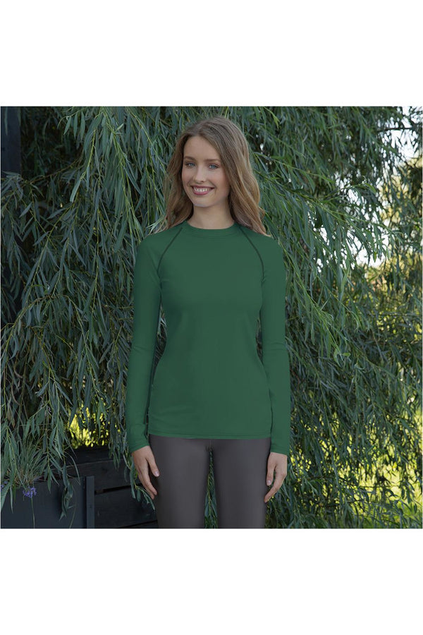 Wintergreen Women's Rash Guard - Objet D'Art