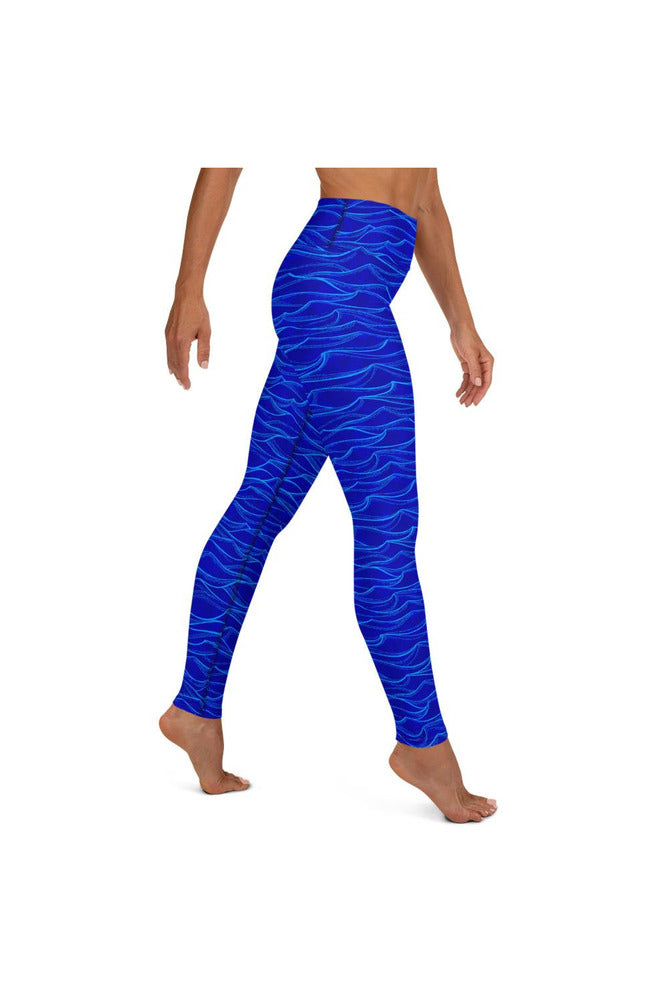 Become like water my friend Yoga Leggings - Objet D'Art