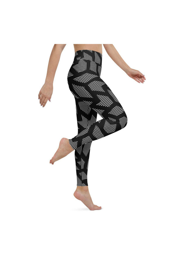 Polka Hot Yoga Leggings - Objet D'Art