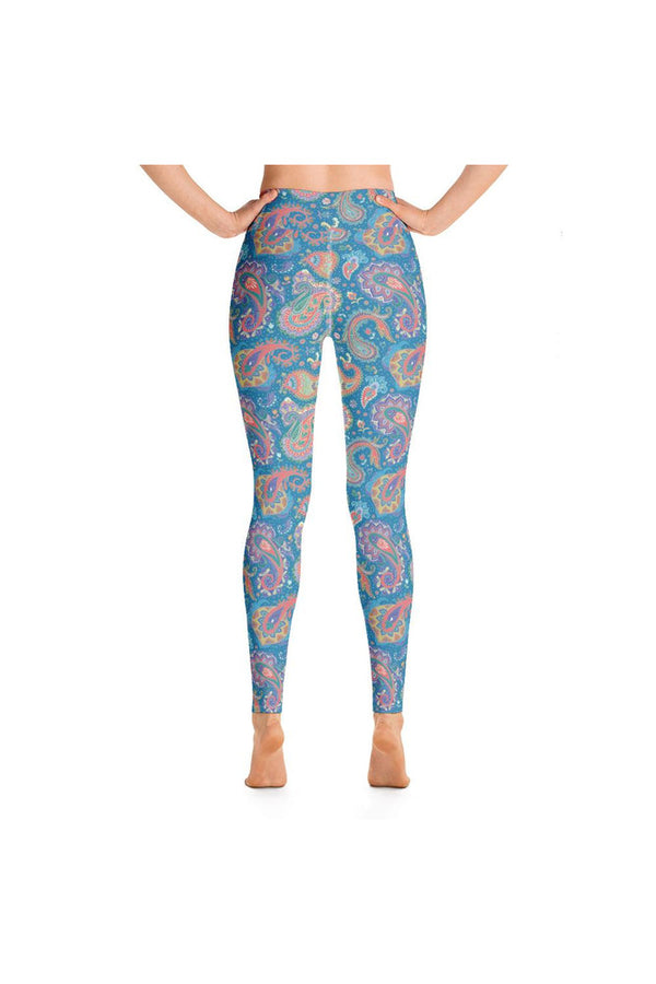 Paisley Power Yoga Leggings - Objet D'Art