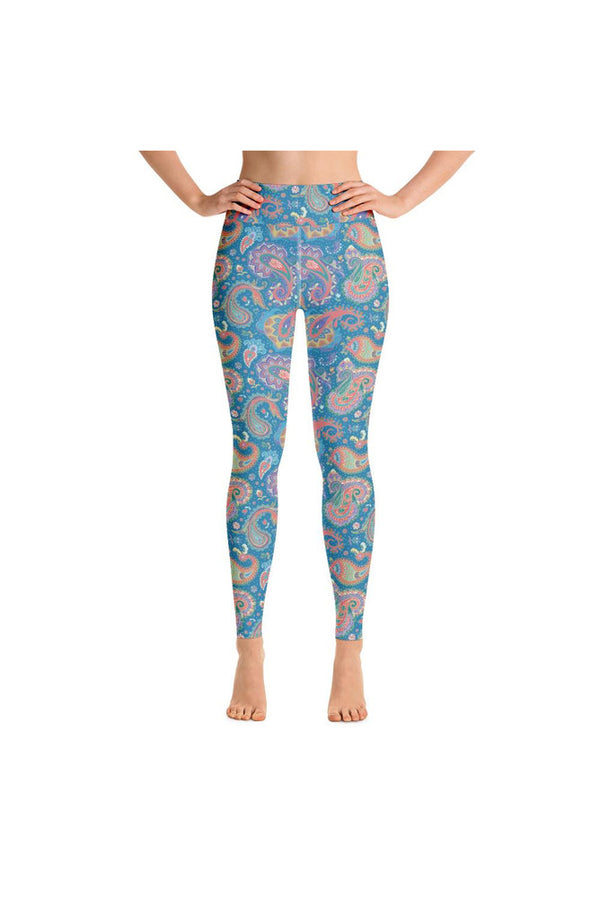 Paisley Power Yoga Leggings - Objet D'Art