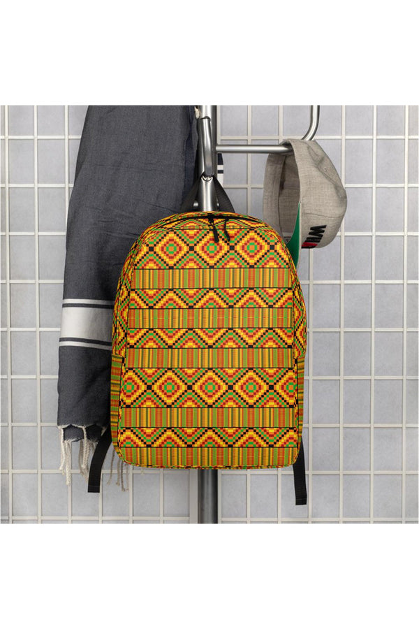 Kente Cloth Print Minimalist Backpack - Objet D'Art