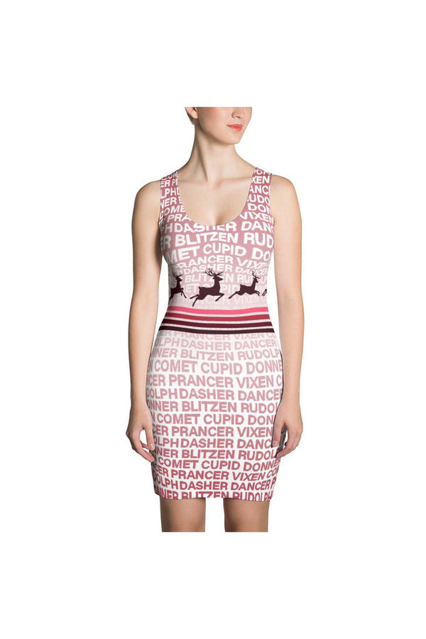 Reindeer Role Call Sublimation Cut & Sew Dress - Objet D'Art