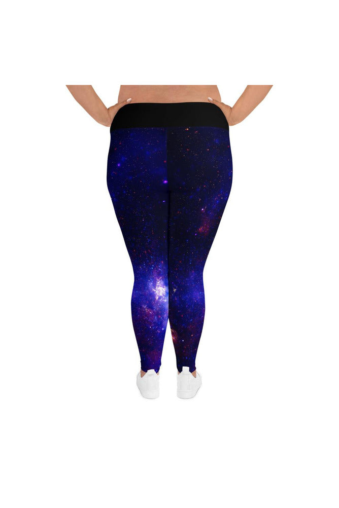 Night Sky Plus Size Leggings - Objet D'Art