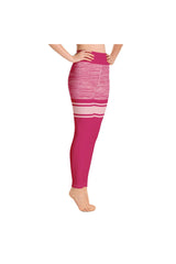 Hot Pink Mid Thigh Yoga Leggings - Objet D'Art