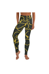 Gold Chain Yoga Leggings - Objet D'Art