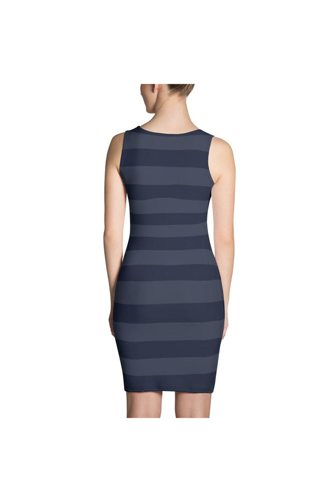 Gracefully Gray Stripe Sublimation Cut & Sew Dress - Objet D'Art