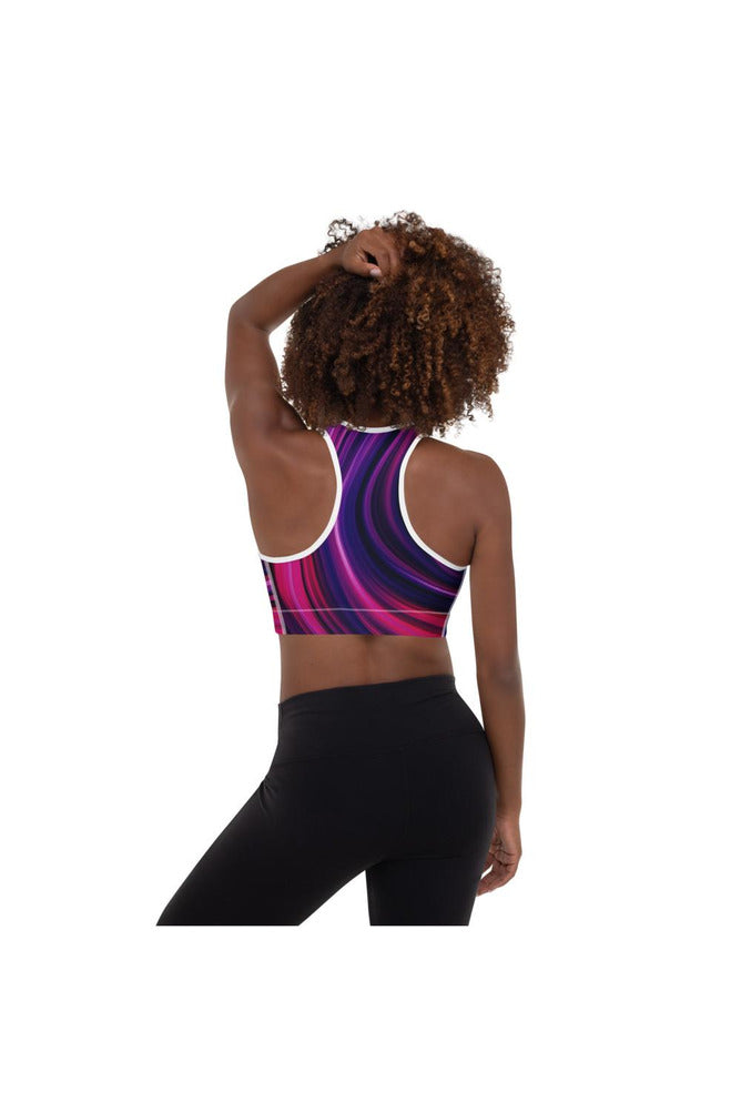 Liquid Colors Padded Sports Bra - Objet D'Art