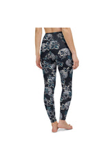 Skull Garden Yoga Leggings - Objet D'Art