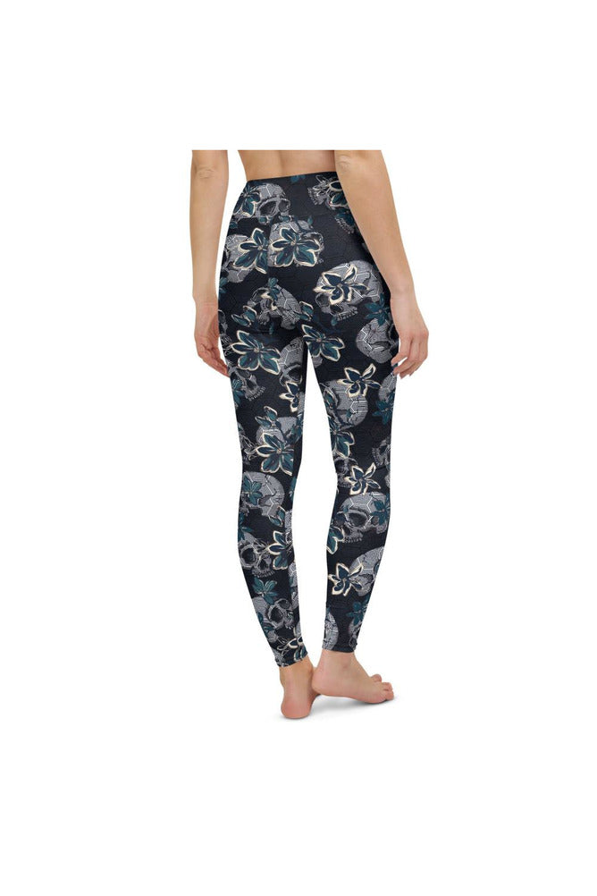 Skull Garden Yoga Leggings - Objet D'Art