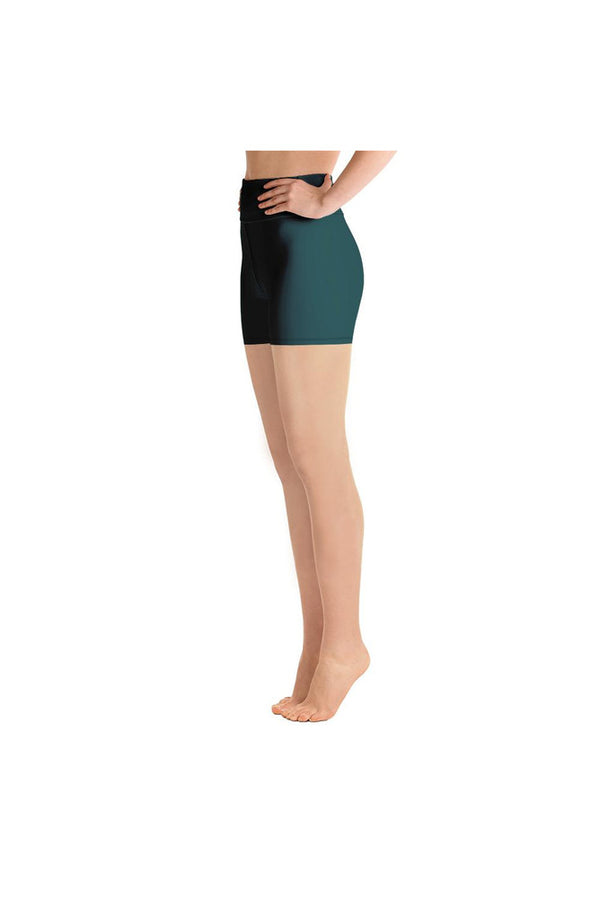 Green Yoga Shorts - Objet D'Art