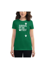 Survival of the Wittiest Women's short sleeve t-shirt - Objet D'Art