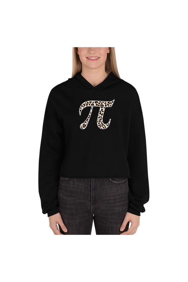 Leopard Print Pi Crop Hoodie - Objet D'Art