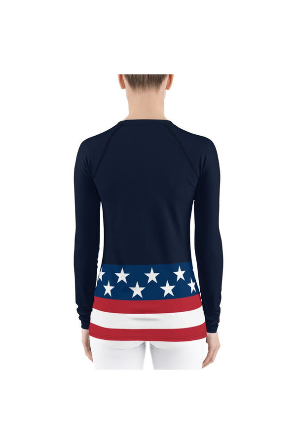 Patriot Women's Rash Guard - Objet D'Art