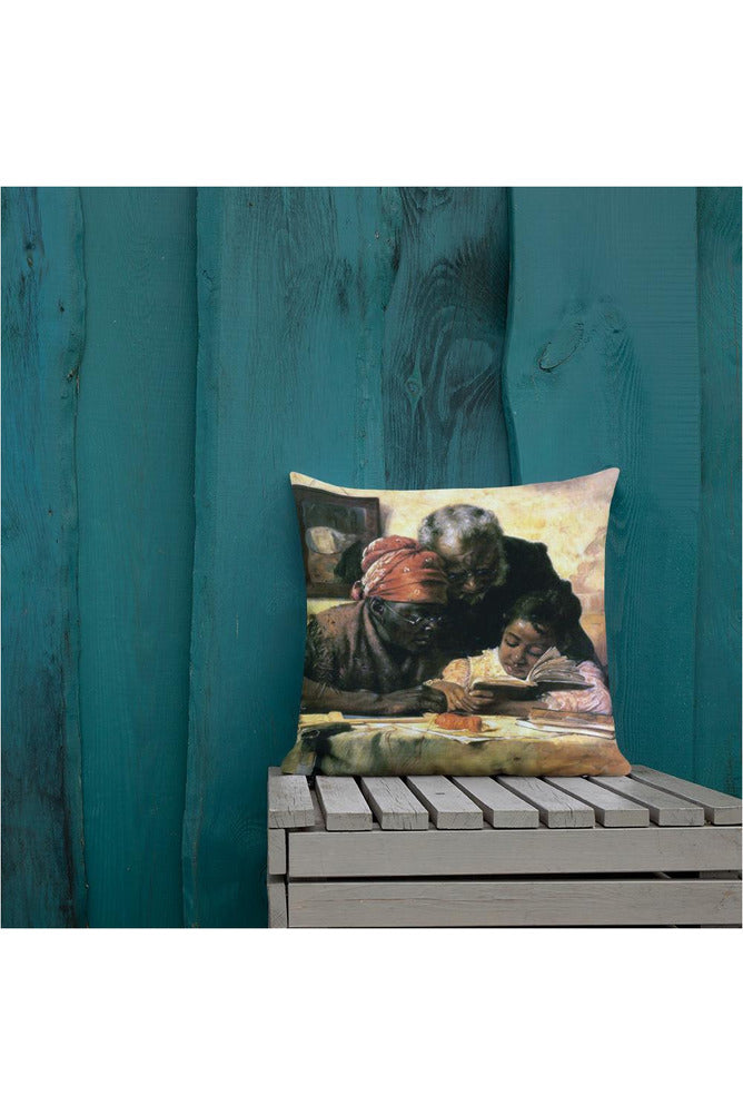 The Scholar - Harry Roseland Premium Pillow - Objet D'Art