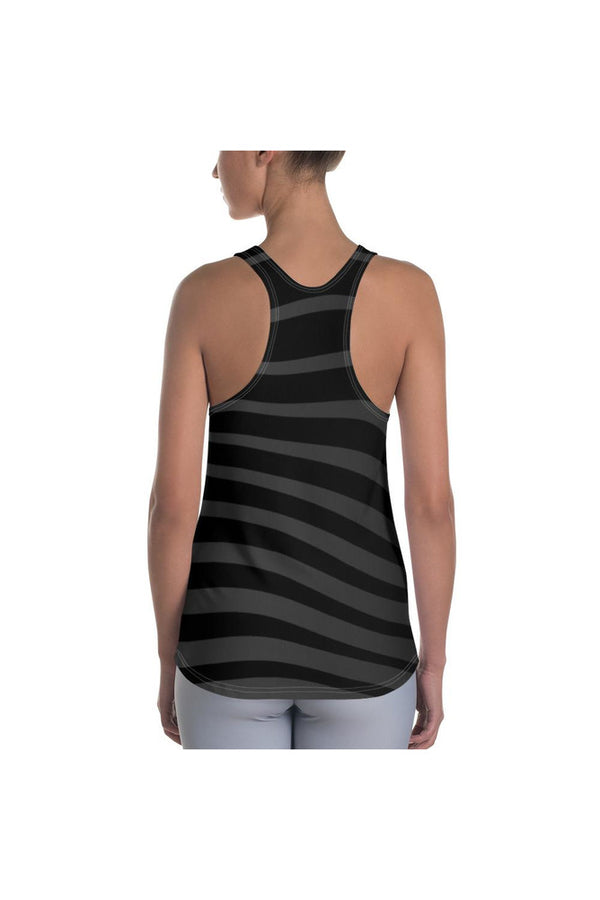 Zebra Stripes Women's Racerback Tank - Objet D'Art