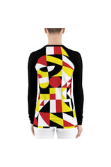 Geo Metro Women's Rash Guard - Objet D'Art