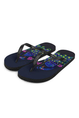 Peacock Flip-Flops - Objet D'Art