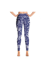 Standing Yoga Asana Yoga Leggings - Objet D'Art