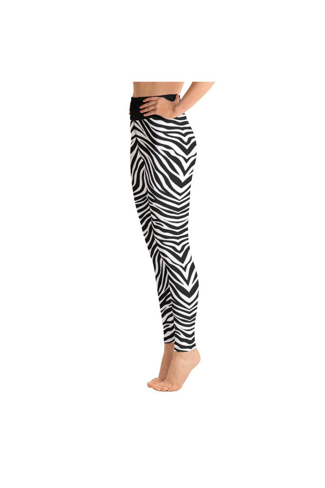 Zebra Print Yoga Leggings - Objet D'Art