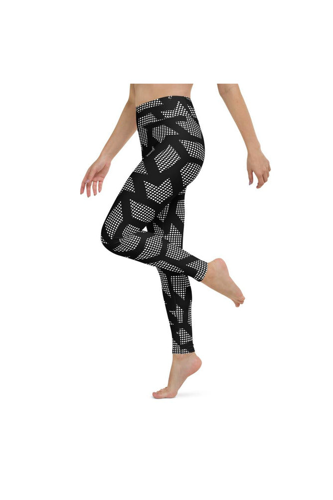 Polka Hot Yoga Leggings - Objet D'Art