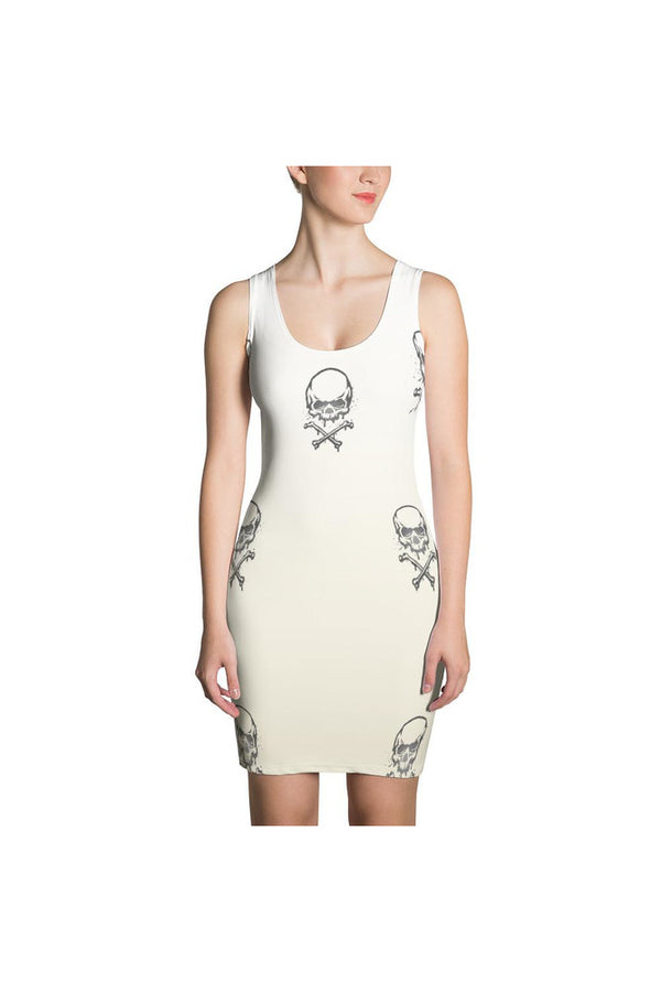 Skull Face Sublimation  Dress - Objet D'Art