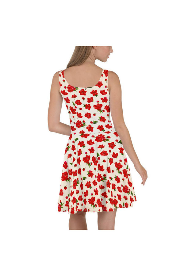 Wheat Cherry Skater Dress - Objet D'Art