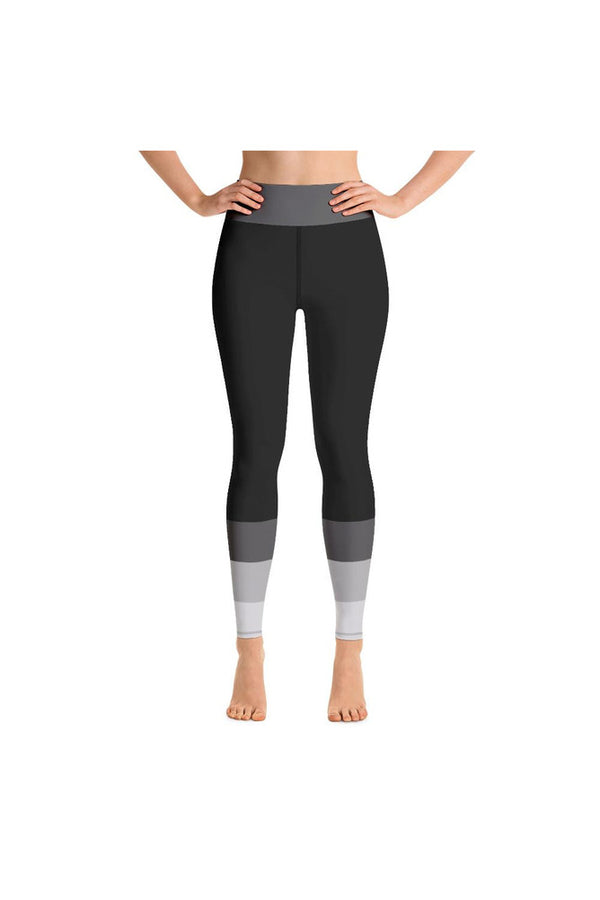 Shades of Gray Yoga Leggings - Objet D'Art