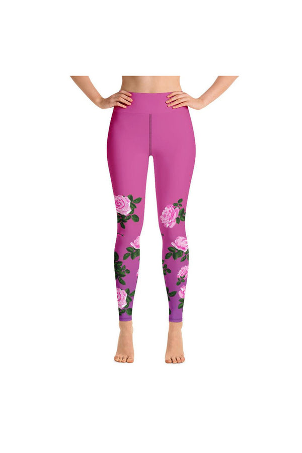 Rose Kimono Yoga Leggings - Objet D'Art