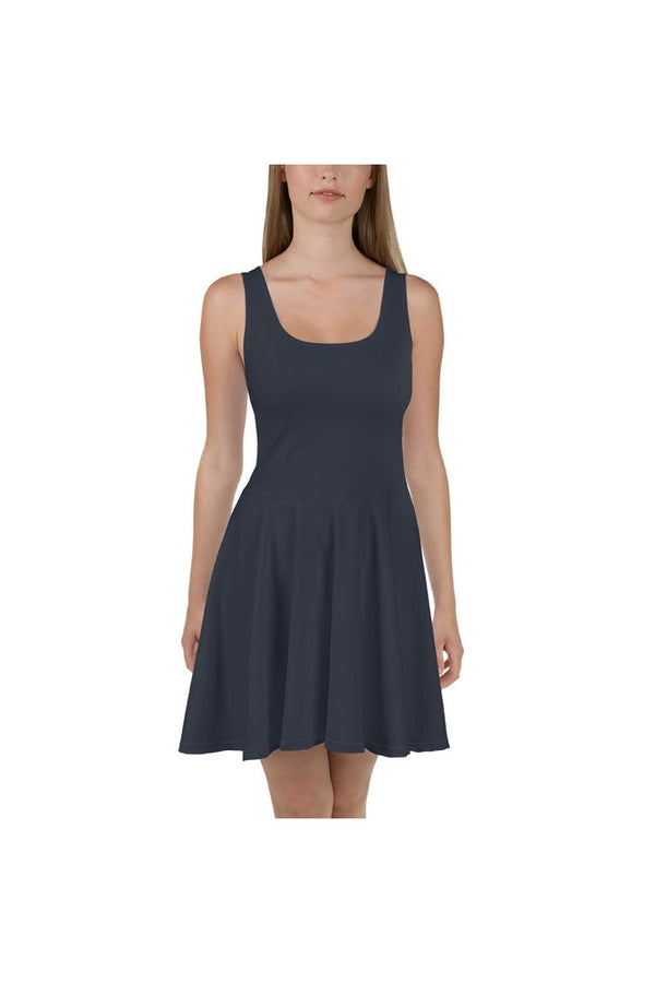Eclipse Gray Skater Dress - Objet D'Art