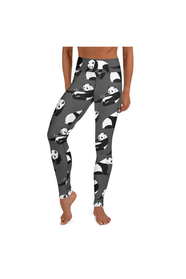 Panda Passion Yoga Leggings - Objet D'Art