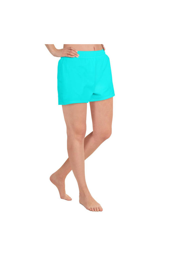 Neon Bright Women's Athletic Short Shorts - Objet D'Art