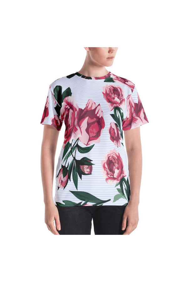 Pink Rose Women's T-shirt - Objet D'Art