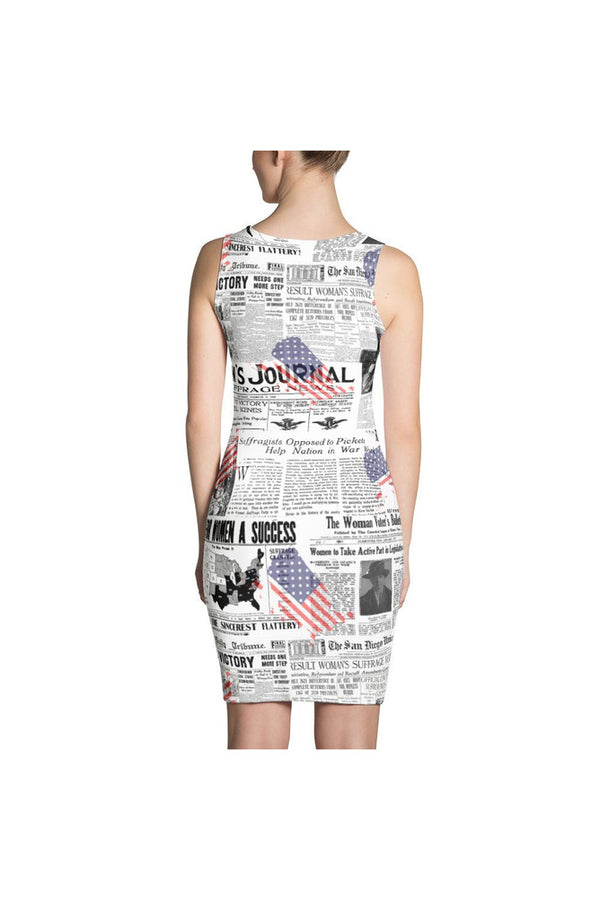 Women's Suffrage Sublimation Cut & Sew Dress - Objet D'Art