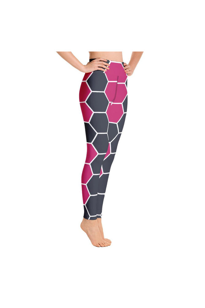 Honeycomb Yoga Leggings - Objet D'Art