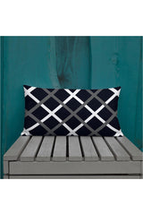 Cross Hatch Premium Pillow - Objet D'Art Online Retail Store