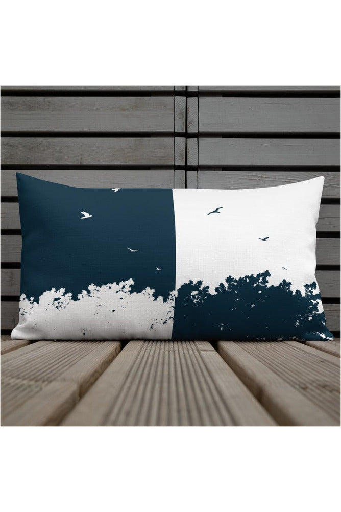 Birds and the Trees Premium Pillow - Objet D'Art Online Retail Store