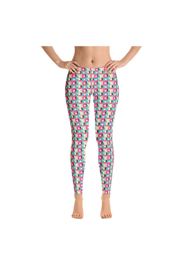 Colored Squares Leggings - Objet D'Art Online Retail Store