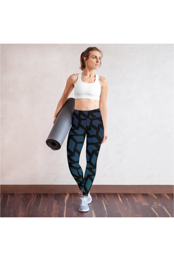 Polka dot Ombre Yoga Leggings - Objet D'Art
