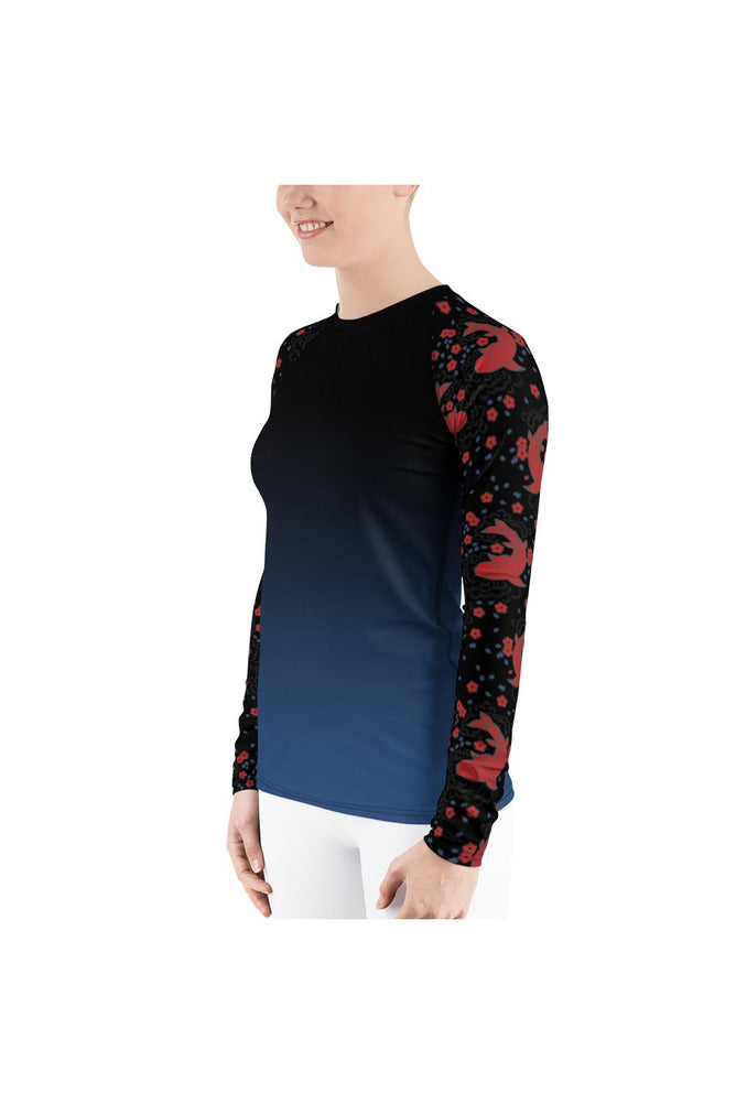 Koi Women's Rash Guard - Objet D'Art