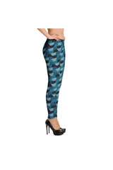 Blue Camo Ribbons Leggings - Objet D'Art Online Retail Store