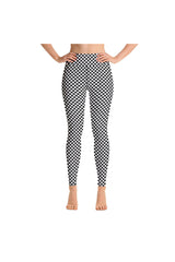 Black & White Circles Yoga Leggings - Objet D'Art
