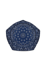 Classic Blue Bandana Bean Bag Chair w/ filling - Objet D'Art