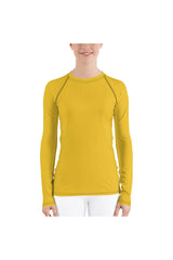 Autumn Harvest Women's Rash Guard - Objet D'Art