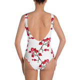 The Cherry Rose One-Piece Swimsuit - Objet D'Art