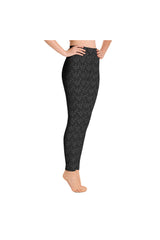 Caffeine Beans and Molecules Yoga Leggings - Objet D'Art